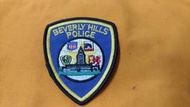 美國洛杉比佛利山莊(BEVERLY　ＨＩＬＬＳ)警察臂章（公發品））
