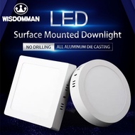 WISDOMMAN LED Downlight Round / Square Ceiling Ceiling Light