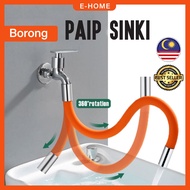 Paip Sinki Dapur Kitchen Sink Paip Air Faucet Paip Getah Faucet Kitchen Faucet Bathroom Water Hose P