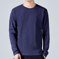 Kapas Lengan Panjang T-Shirt 210 GSM