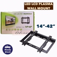 14”-42” INCH LED LCD PLASMA TV BRACKET WALL MOUNT FLAT PANEL TV/ 14-42 TV BRACKET