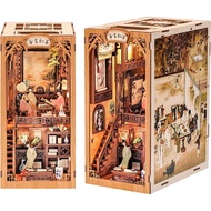 Wizardi Book Nook Miniature - Chinese Bookstore Roombox Kit