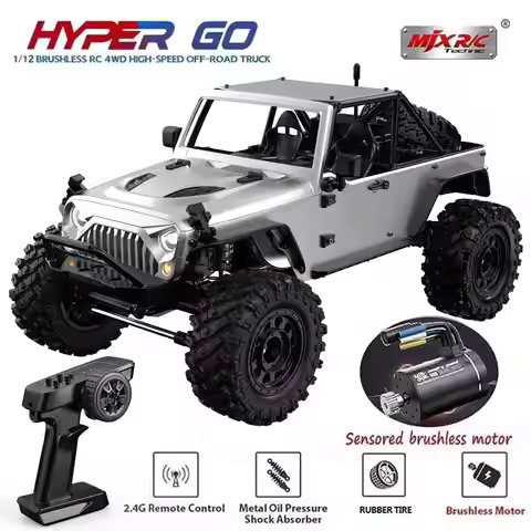MJX Hyper Go H12Y+ 1：12 4WD RC Car Professional Off-Road Racing 12km/H Sensored Brushless Motor 2.4G