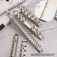 CHIHIRO1X3EE A4/B5/A5/A6/A7 Binder Clip Notepad  Accessory Stationery Metal Notebook Binding Hoops