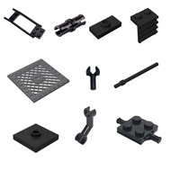 MOC Tech Brick Compatible 2780 15573 4151 4175 48792 87580 93061 4600 3700 Assembles Particles Build