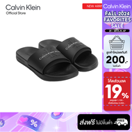 CALVIN KLEIN รองเท้าแตะผู้หญิงแบบสวม รุ่น YW00585 BDS - สีดำ