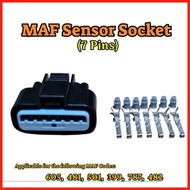 ◴ ✧ ஐ MAF Sensor Socket 7 Pins for Lancer Pizza GLXi Gen. 3 4G92, Adventure Gas MAF Code 605 481 48