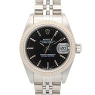 【二手】ROLEXDatejust P 字頭 79174 BK/BA K18WG（白K金）不銹鋼女士腕錶