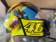 หมวก นิรภัย AGV Corsa GP RR Helmet Size XXL Asian Fit Rossi 46 Full Face Motorcycle used