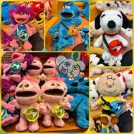 日本環球影城 USJ Moppy Abby Snoopy Charlie Brown Cookie Monster 芝麻街公仔