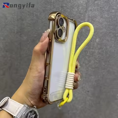 For Huawei Nova Y90 Y73 Y63 Y61 5 P50E P30 Lite Pro Honor X20 SE X10 Play 9T Phone Case With Lanyard