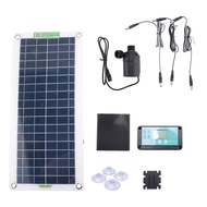 (AFZU) 1Set 50W Solar Water Pump DC12V 800L/H Low Noise Solar Water Fountain Pump Solar Cell Water P