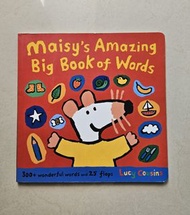 Maisy's Amazing Big Book of Words by Lucy Cousins flap 幼童英文童書故事書繪本翻頁