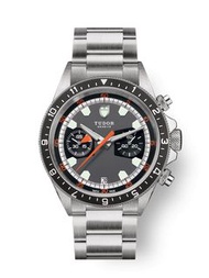 ✅full set✅全新未使用品✅Tudor Heritage chrono 帝舵啓承系列70330N-Black 黑面 ✅花臉貓✅42mm✅可旋轉外圈✅計時功能✅2021年✅