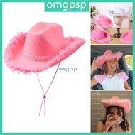 OMG Bachelorette Balls Hat Bridal Shower Cap Women Cowgirl Hat Wedding Accessories