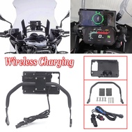 NEW For BMW R1250GS ADV R1200GS LC ADV R 1200 GS Motorcycle Wireless Charger Mobile Phone Holder Sta