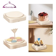 [deevoka] Decorating Cake Turntable, Bakery with Music, Cake Decorating Supplies,
