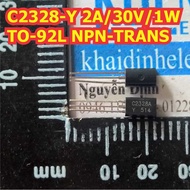 30pcs C2328-Y C2328A C2328 2A 30V 1W TO-92L NPN TRANSISTOR small reverse kde1551