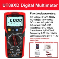 UNI-T UT89X UT89XD UT89XE มัลติมิเตอร์ดิจิทัลแบบมืออาชีพ True RMS NCV 20A ปัจจุบันตัวทดสอบแรงต้านทาน