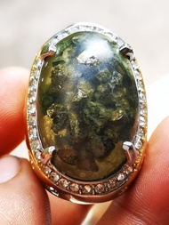 Batu akik natural badar besi tembus cahaya