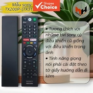 New RMF-TX310P Voice Remote Control for Sony 4K Smart TV KD65X9000F RMFTX310U  Alat Kawalan Jauh Sua