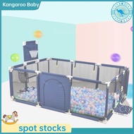 Baby Products ❂WITH BASKETBALL NET Baby Playpen Big Size Playpen Baby Playard Baby Safety Gate Baby Safety Fence Pagar Bayi Pagar Main✺