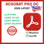 Acrobat 2026 PDF Pro Editor Latest with Installation Tutorial Lifetime (Windows/macOS)