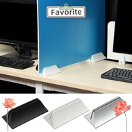 FAVORITEGOODS Desktop Screen Clip Durable Office Hardware Furniture Baffle Fixing Clamp