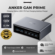 ANKER 200W 6 Port GaN Charging Station USB C PD Fast Charging Desktop Charger A2683