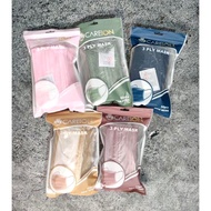 Promo 3PLY CAREION MASK EARLOOP EMBOS - MASKER 3PLY PREMIUM CAREION EMBOS ZIPLOCK