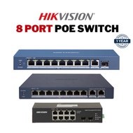 HIKVISION 8 Port Fast Ethernet Smart PoE Switch DS-3E1310P-EI/M/DS-3E1309P-EI/DS-3T0510HP-E/HS