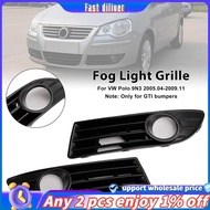 In stoick-2PCS Fog Light Frame Cover Grille Grill for  9N  2005-2009 6Q0853665E, 6Q0853666G