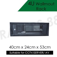 4U /6U/9U 400mm*depth Perforated Wall mount Server Rack
