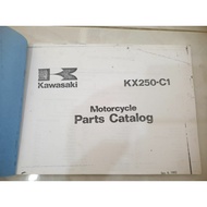 KAWASAKI Copian Catalog Part Book Rare Kx250 C1kawasaki