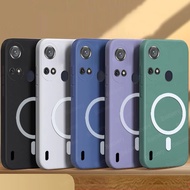 itel A58 Lite / itel A49 Play A631L Case Colorful Fashion TPU Soft Silicone Magnetic Wireless Chargi