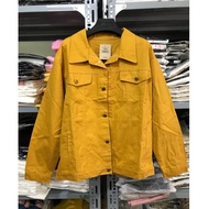 ÁO KHOÁC KAKI MÀU VÀNG - NGHỆ FOME RỘNG NAM + NỮ MẶC RẤT ĐẸP. ZV-0