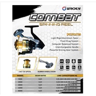 IROLY COMBAT ONE WAY SMOOTH ROTOR 13+1 Bearing REEL