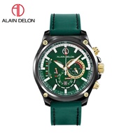 Alain Delon Watch 💯 (Ori) AD466-1792C Men Chronograph Leather /  Alain Delon Watch / Men Watch / Jam