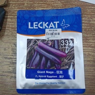 Leckat 332 terung panjang giant Naga eggplant 10gm