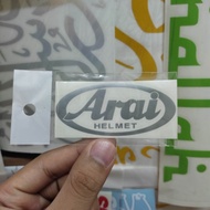 Sticker Cutting Arai Helmet