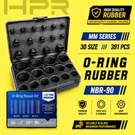 NBR-90 Rubber Oring O-ring Box Set MM JIS B2401 - Karet Seal Anti Bocor - Motor - Mobil - PCP - Sepe