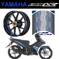 For YAMAHA LC135 V1 V2 V3 V6 V7 V8 17 Inches Reflective Motorcycle Wheel Hub Sticker Scooter Rim Str