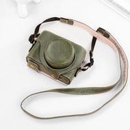 PLZ For Sony ZV-1F / ZV1M2 Full Body Camera PU Leather Case Bag with Strap