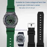 Premium-Grade Silicone Rubber Watch strap For Casio G-Shock GM2100 GA2100 DW5600GM GA 2100 DW6900 Wa