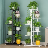 Place Flower Stand Indoor Iron Art Green Radish Pot Floor-standing Balcony Plant Multi-Layer Flower 