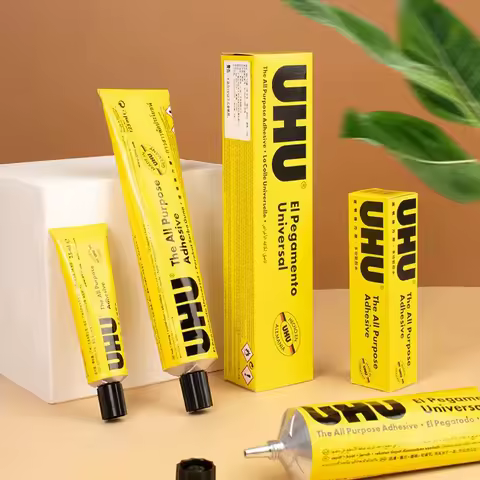 UHU All Purpose Transparent Adhesive Glue Extra Strong Clear Glue Handmade Model Glue Fabric Leather