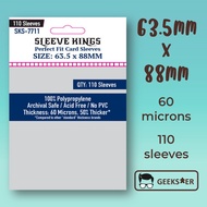 [63.5 X 88mm] 7711 Sleeve Kings Perfect Fit Internal (Inner)