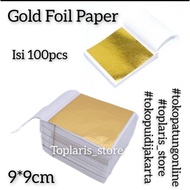 Gold Foil Paper Gold Foil Sheet Paper 100pcs