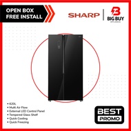 Sharp SJX639GK 620L Side by Side Fridge / Refrigerator / Peti Sejuk
