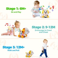 Musical Puppy Baby Toys 6-12-18 Months, Toddler Toy for 1 Year Old Boy Girl Gifts, Bilingual Baby Gi
